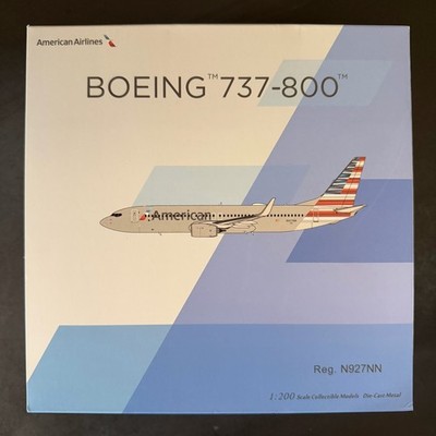 NG Models 1:200 American Airlines Boeing 737-800 N927NN 08051 Scale Model Plane