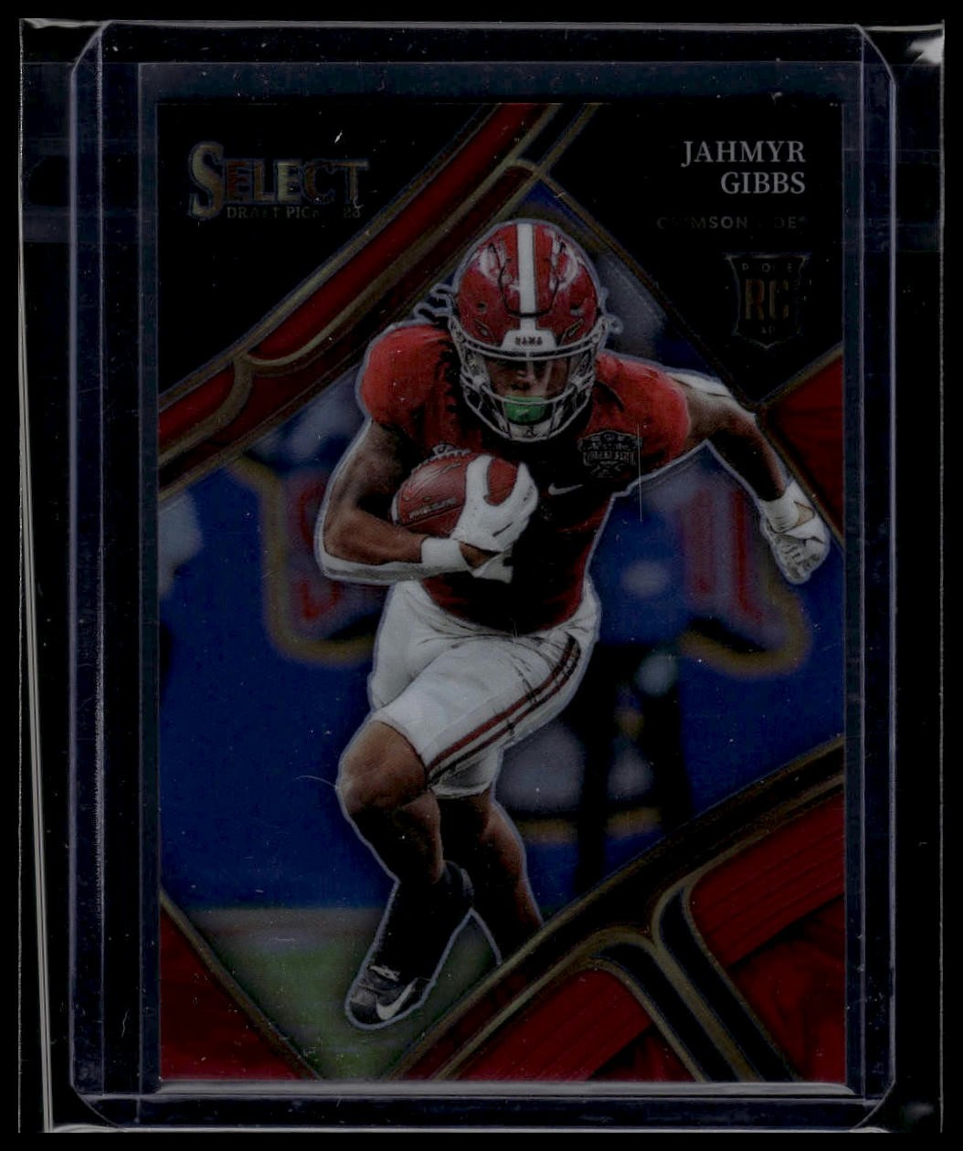2023 Panini Select Draft Picks #110 Jahmyr Gibbs Red Prizm #/149