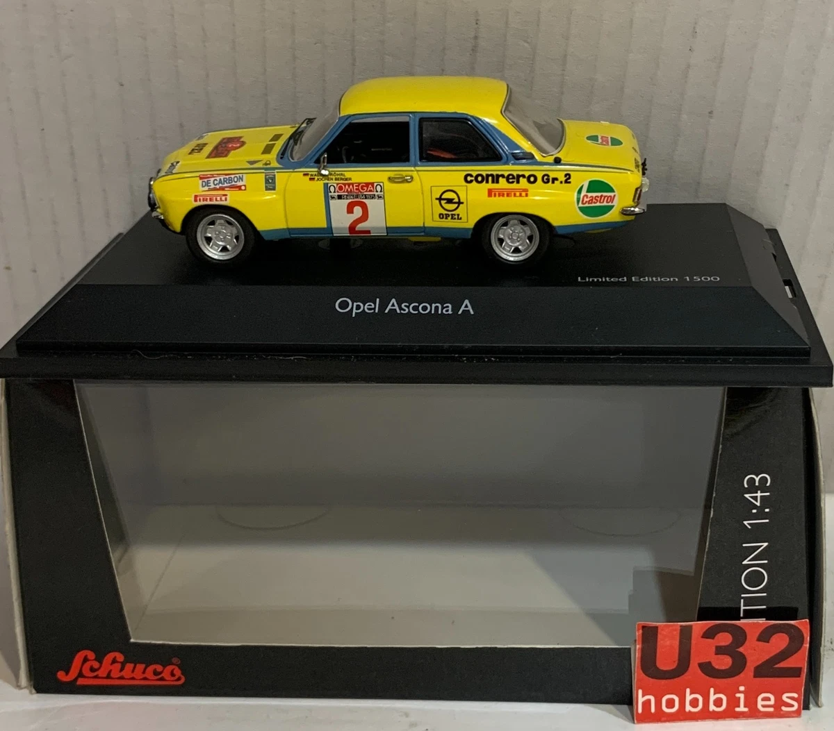 Miniature Opel Ascona 1/87 Brekina A Feuerwehr