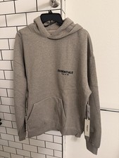 Essentials Pullover Hoodie Size Large Dark Oatmeal New With Tags