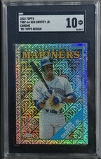 2023 Topps Series 1 Ken Griffey Jr SGC 10 1988 Topps Chrome Silver Pack #T88C-66