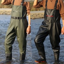 PVC Fishing Suit Waterproof Waterproof Trousers Wader Pants  Hunting Farming