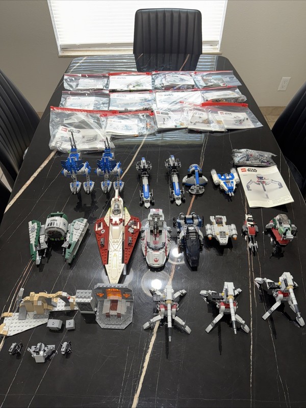 LEGO Star Wars Vehicle Sets Collection with Manuals Complete NO FIGURES