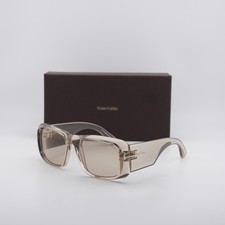 Tom Ford FT0731 20A Translucent Brown/Light Brown 58-20-140 Sunglasses New Au...