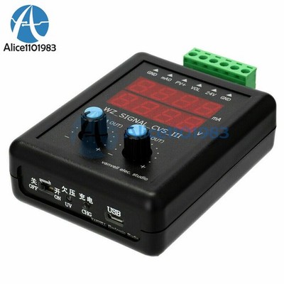 Adjustable 4-20ma Signal Generator 24V 0-10V Constant Source Simulation *lj