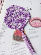 Handmade Crochet Bookmark In Coats Mercer Cotton with Tassel