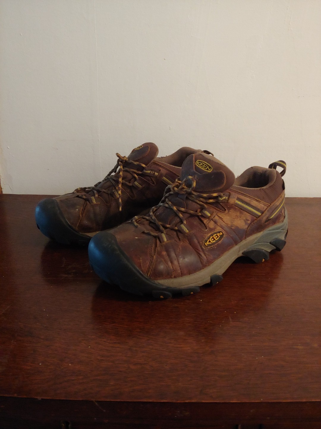 Scarpe scarponi da trekking Keen uomo Targhee 2 marroni misura 11 5 larghi impermeabili