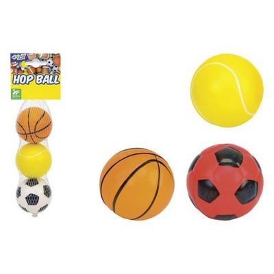 New Set palline colorate Globo 41218 W TOY Calcio, Basket, Tennis Assortit