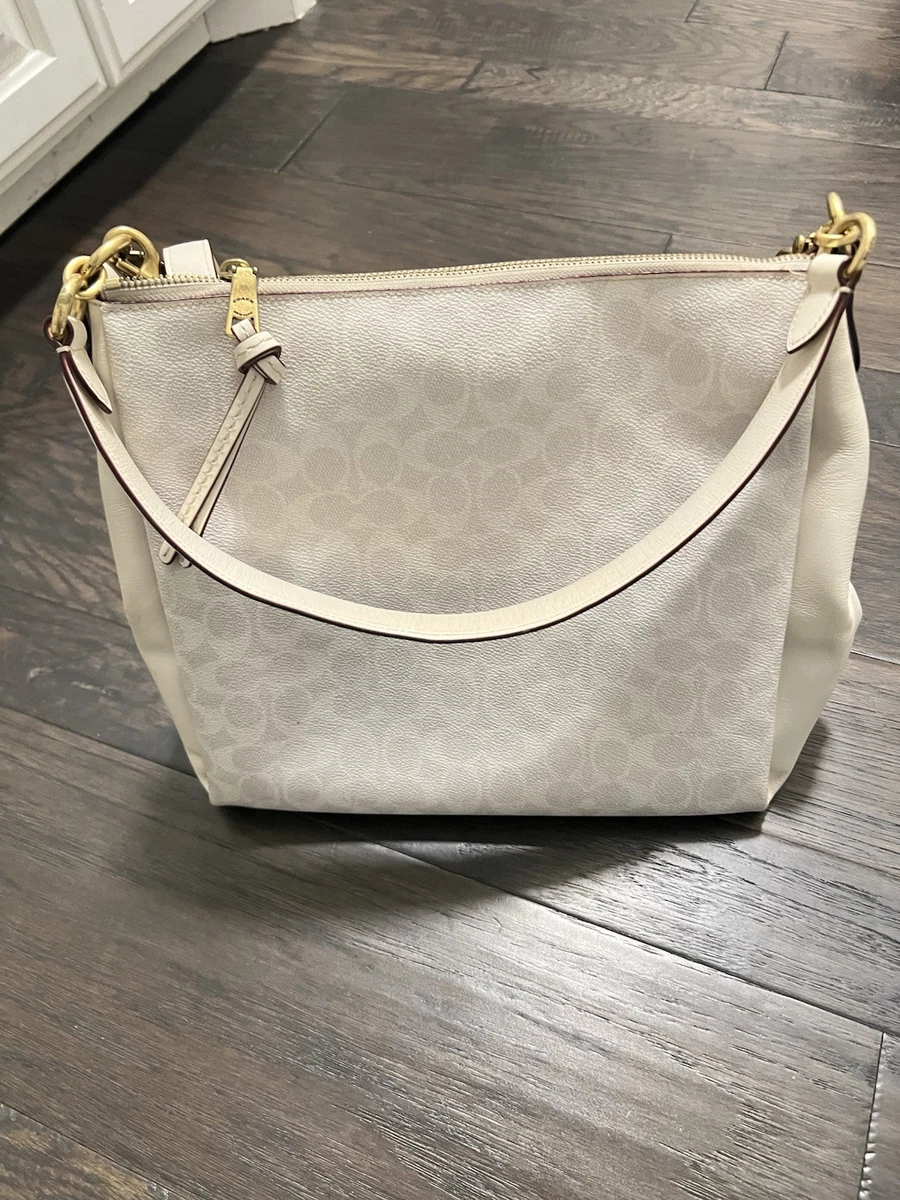ショルダーバッグ COACH Hobo Signature Shoulder Bag white Coach Shoulder Bag White Bags & Handbags for Women for sale | eBay