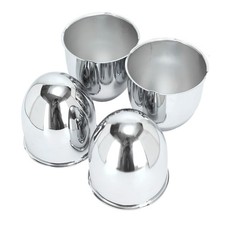 4.25in Dome Pointed Push Through Trailer Center Caps for 4.25" Bore 4.65" Tall
