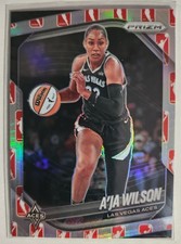 2025 Panini Prizm WNBA A’ja Wilson #76 WNBA Logo Prizm Las Vegas Aces