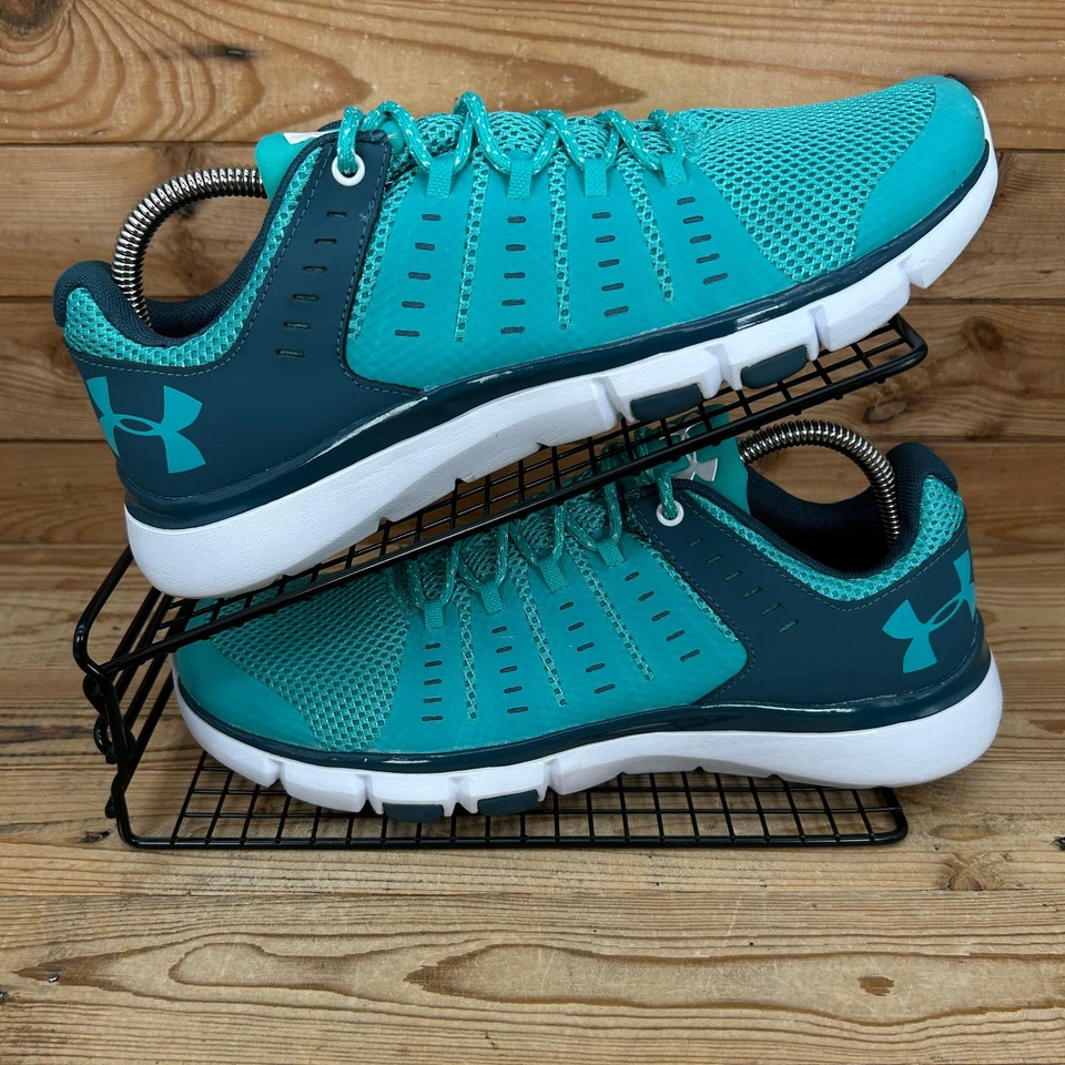 Under Armour Entrenadores Mujer Reino Unido 8.5 Micro G Ilimitado Azul Correr Gimnasio Zapatos UA - Imagen 1 de 4