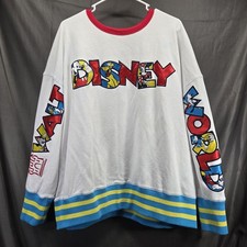 Disney Mickey Friends Sweatshirt/jersey Women's 3XL Walt Disney World Spellout