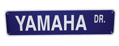 Voss Aluminum Street Sign for Yamaha Drive