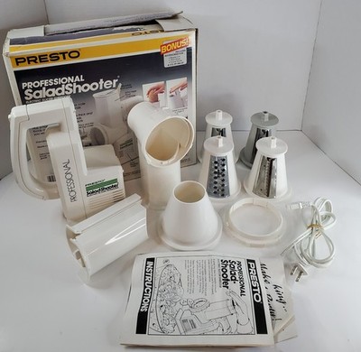 Vintage 1990 Presto Professional Salad Shooter 02970 - READ