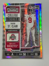 2025 Panini Ohio State College Ticket Panini Logo #5 Tavien St. Clair