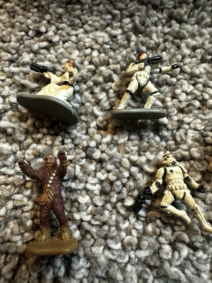 Star Wars Micro Machines Storm Trooper y Chewbacca Head Juego 1995 Foto 3 de 4