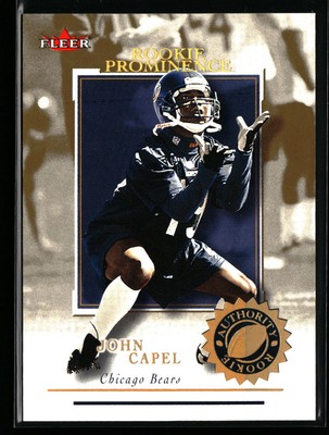 John Capel 2001 Fleer Authority #133 Prominence #/75 Rookie Chicago Bears