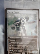 Magic the Gathering Surge Engine Full Art  Promo Foil card 2022