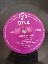 GARY MILLER GARDEN OF EDEN 78RPM PYE N. 15070