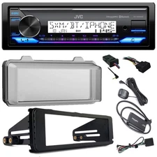JVC Marine Bluetooth Receiver w/Kit, Cover, Satellite Tuner, Handlebar Controls