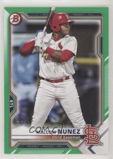 2021 Bowman Draft Green 50/99 Malcom Nunez #BD-56 s3g