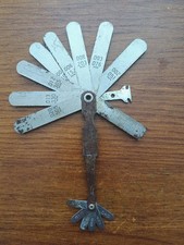 Vintage Kaster Spark Plug Gap Gauge Feeler Gauge. Made In Usa