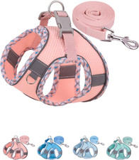 M Dog Harness for S/M Dogs No Pull,Puppy Harness  Leash Set,Step in Dog Harness