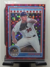 2025 Panini USA Stars & Stripes Baseball #82 Tucker Biven Red 043/199 Collegiate