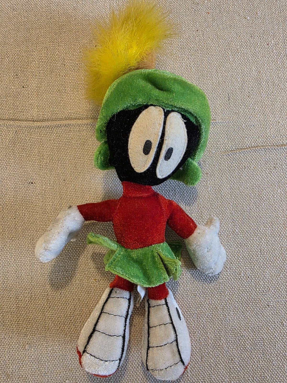 Vintage 1990s Marvin the Martian Plush Toy Warner Bros Looney Tunes