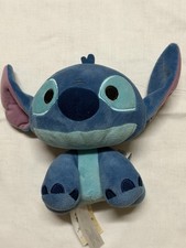 Disney Parks Lilo  Stitch Big Head Plush 7  Blue Stuffed Alien