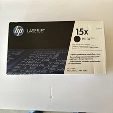HP 15X TONER CARTRIDGE C7115X, LASERJET 1200, 1220, 3300, 3380 GENUINE OEM HP