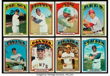 1972 TOPPS BASEBALL ASSORTED SINGLES U-PICK #1-199 $1.49 Ea. FREE SHIPPING !!!