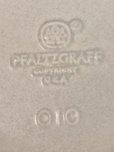 EARLY Pfaltzgraff Yorktowne 7-1/2" ciotola aperta per verdure blu USA CASTLE BACKSTAMP - Foto 4 di 10