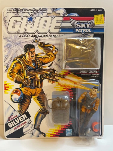 GI Joe ARAH Sky Patrol Drop Zone 1990 MOC Vintage Hasbro
