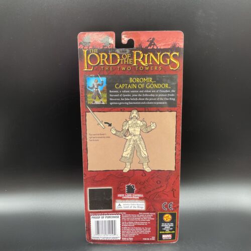 2004 Señor de los Anillos Boromir-Capitán de Gondor Las Dos Torres Figura NUEVO - Imagen 3 de 19