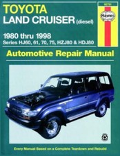 HM Toyota Land Cruiser D&P 1980-1998 by Haynes [Paperback]