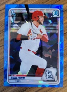 2020 Bowman Sapphire Edition Alec Burleson 1st Rookie BD-45 Cardinals. AB1 