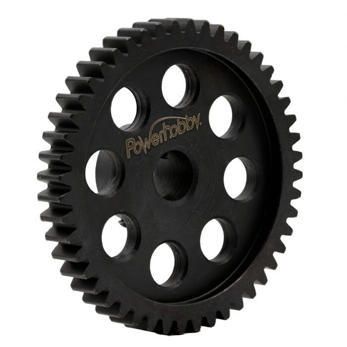 Powerhobby Hardened Steel 49T Mod1 8mm Pinion Gear MOD 1 Speed Run / Drag Racing