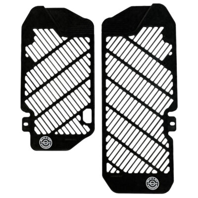 Bullet Proof Designs Radiator Guards Black Fits KAWASAKI KX250 KX450