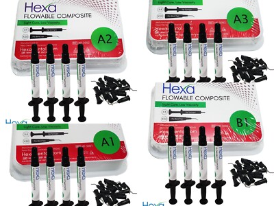 Premium Dental Flowable Composite Light Cure, Low Viscosity Resin Teeth Glue