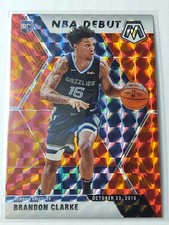 2019-20 PANINI MOSAIC ORANGE REACTIVE BRANDON CLARKE ROOKIE BASKETBALL CARD #277