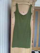 Whistles Khaki Green Bodycon Dress 