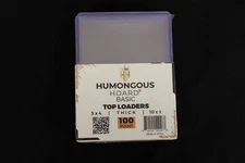 (10) Humongous Hoard 3" x 4" Basic 100Pt Thick Top Loaders Pack
