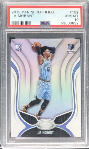 Ja Morant 2019 Panini Certified 152 [ PSA 10 GEM MINT ] Rookie RC * Low pop *