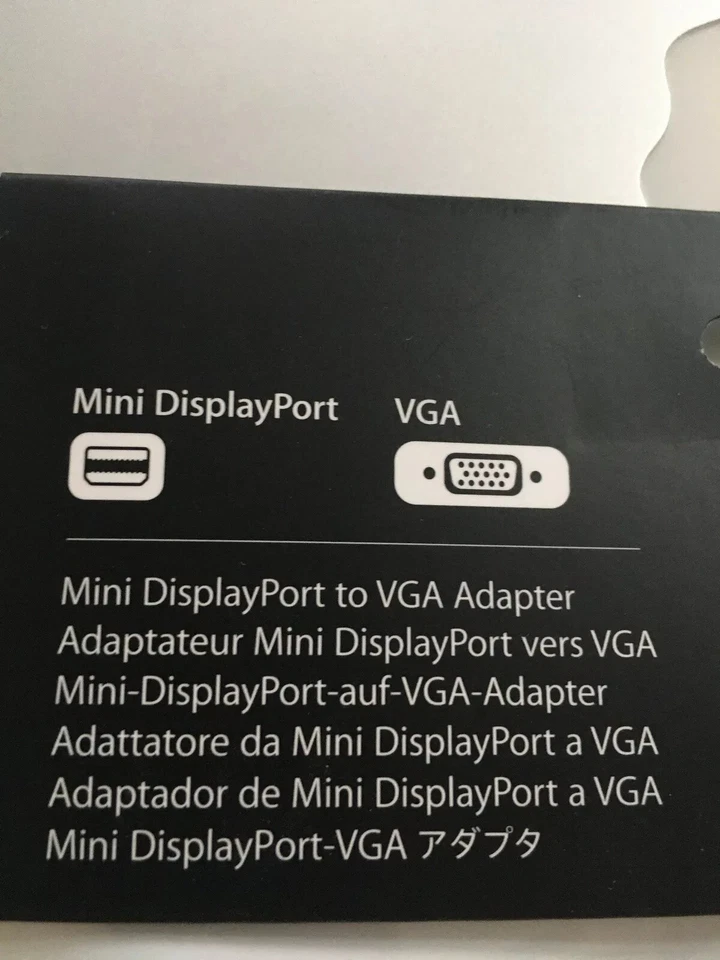 Original Apple Mini DisplayPort auf VGA Adapter - Bild 3 von 3