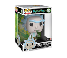 Funko Pop Rick And Morty Rick With Portal Gun 665 Only At Game Stop Exclusive