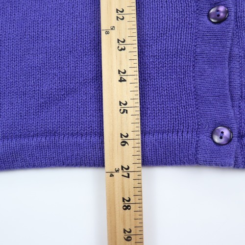Quacker Factory Cardigan Sweater Womens 2X Purple Halloween Spiders Web LS - Picture 5 of 7