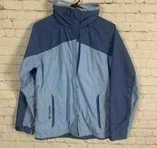 Columbia Bugaboo Youth Coat Jacket Size 14/16 Hooded Blue Colorblock Omni-Tech