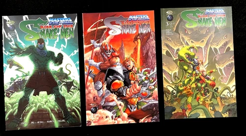 Masters of the Universe: Rise of the Snake Men Set of 3 #1-3 (2003/04) CrossGen